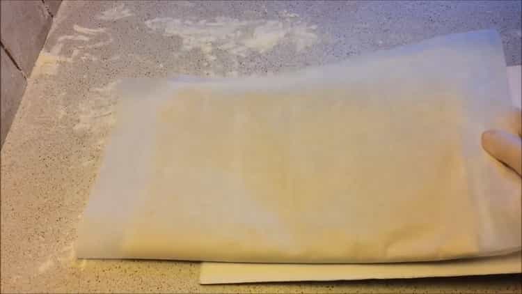 Samsa dough in the oven according to a step by step recipe with photo