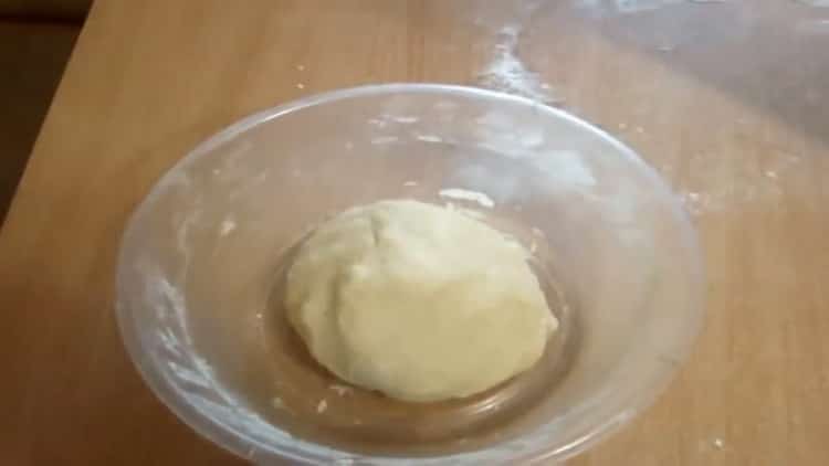 To make a dough for pasties, knead the dough