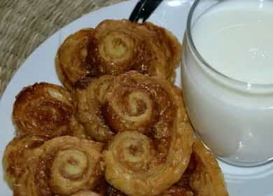 Puff pastry ears - very tasty and simple.
