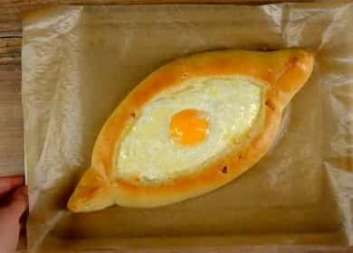 Khachapuri Boat step by step recipe with photo