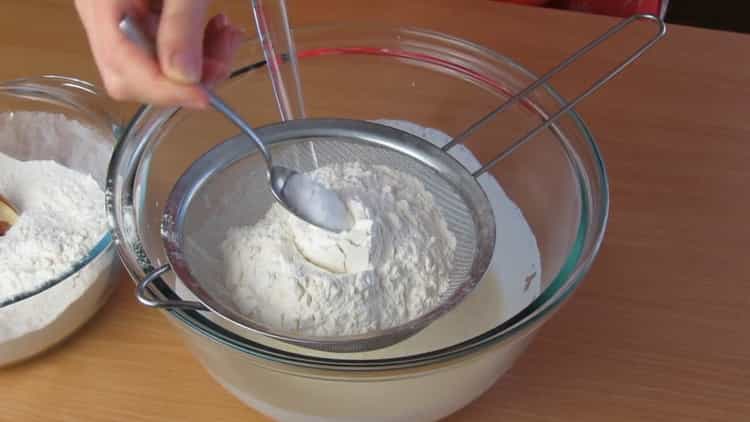 To prepare khachapuri with cottage cheese and cheese, prepare the ingredients
