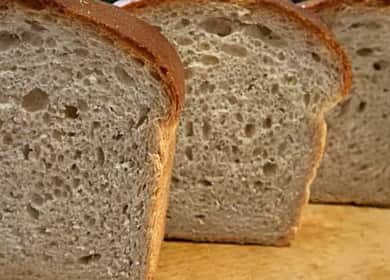 Wheat-rye bread - healthy and tasty