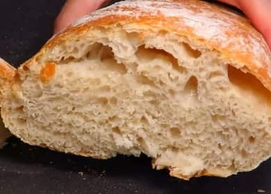 Délicieux pain italien Ciabatta