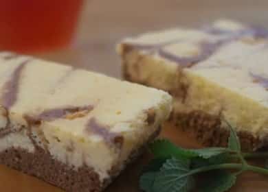 Čokoladni mramorni biskvit Mascarpone Cheesecake