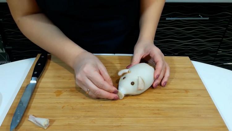 Stuffed squid step by step recipe with photo