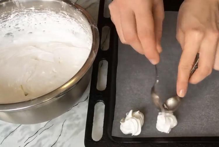 To prepare a cake, prepare a baking sheet