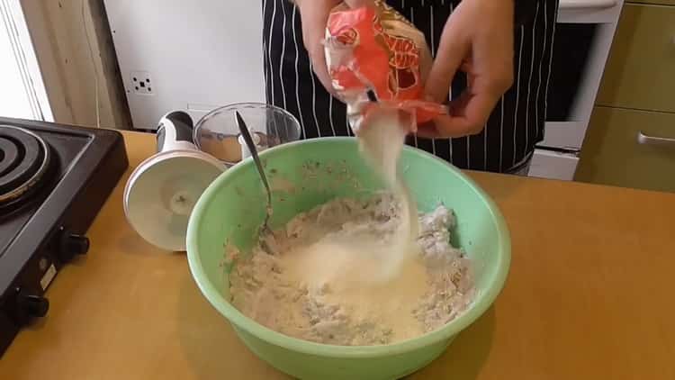 To make cutlets, add semolina