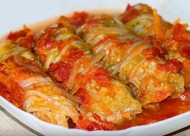 Rollos tiernos de repollo con pavo o cualquier otra carne 🍲