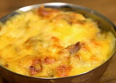 Oven julienne with chicken and mushrooms - a delicious and easy-to-cook appetizer 🥣