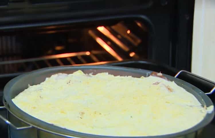 To cook noodles, turn on the oven