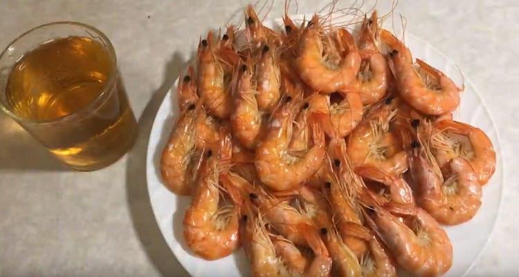 Now you know how to cook king prawns.