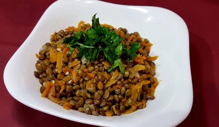 Now you know. how to cook delicious lentils for a side dish.