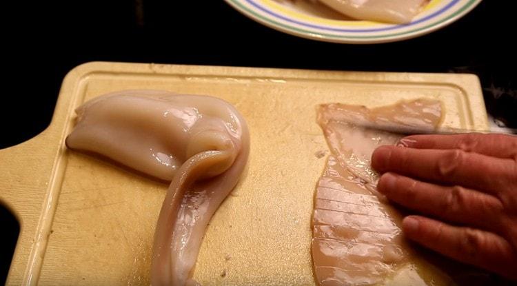 chop wings finely, cutting them off from the main carcass.