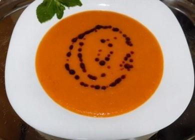 prepare a delicious cream of lentil soup according to a step by step recipe with a photo.