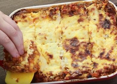 Real Italian Lasagna: recipe with step by step photos.
