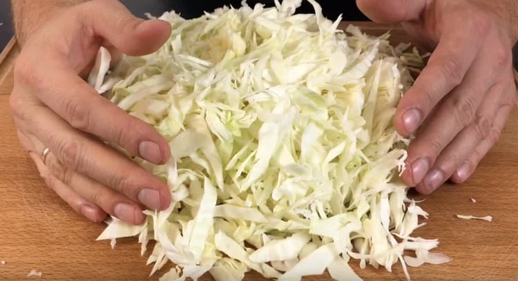You need to mash the cabbage a little with your hands.