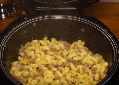 Cooking delicious navy pasta in a slow cooker according to a step by step recipe with a photo.