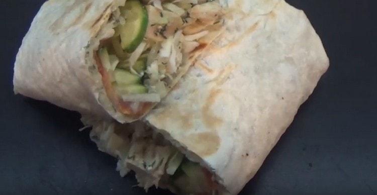 PP shawarma está listo.