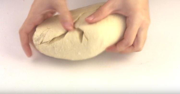 The dough is pretty tight.