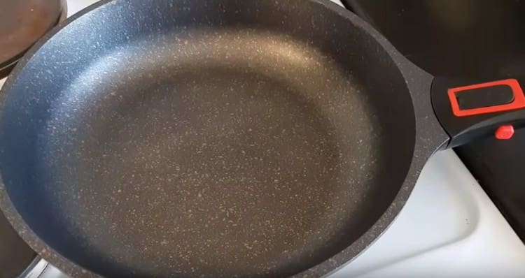 Heat the pan.