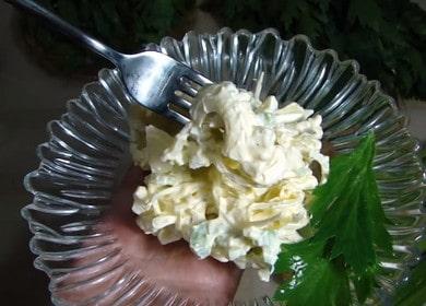 Delicious recipe for petioles celery salad: cooking with step by step photos.