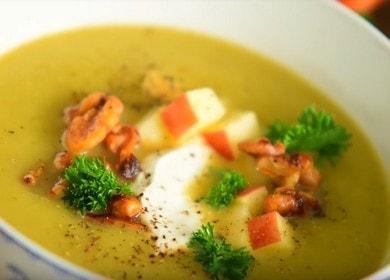 very interesting celery soup: cook according to a step by step recipe with a photo.