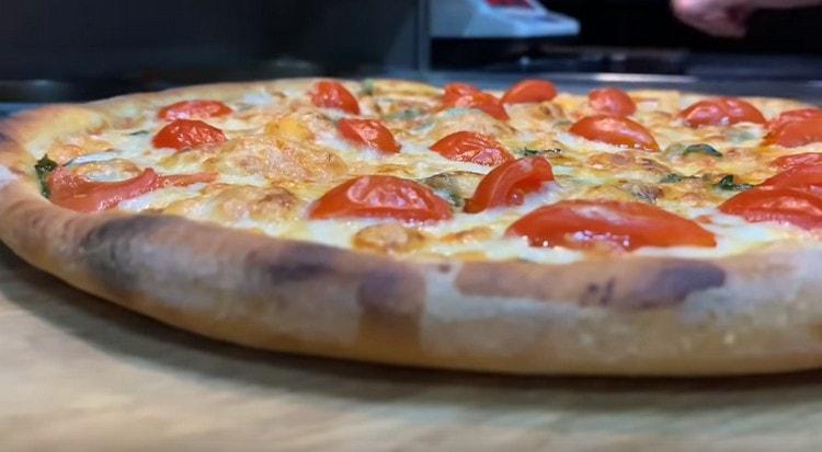 We got pizza dough, like in a pizzeria.