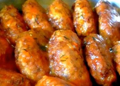 We prepare delicious meatballs with buckwheat and aromatic gravy according to a step-by-step recipe with a photo.