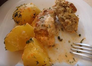 Nous cuisinons de délicieuses boulettes de viande avec des pommes de terre selon une recette détaillée avec photo.