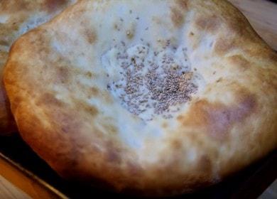 Savoureuse tortilla ouzbek dans un four conventionnel