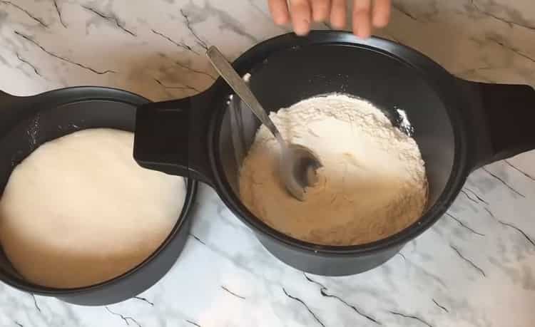 To make buns, prepare the ingredients