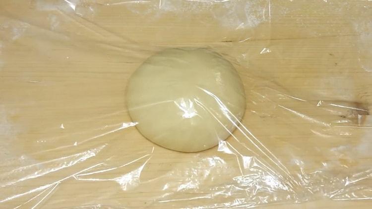 Fast yeast pizza dough in milk