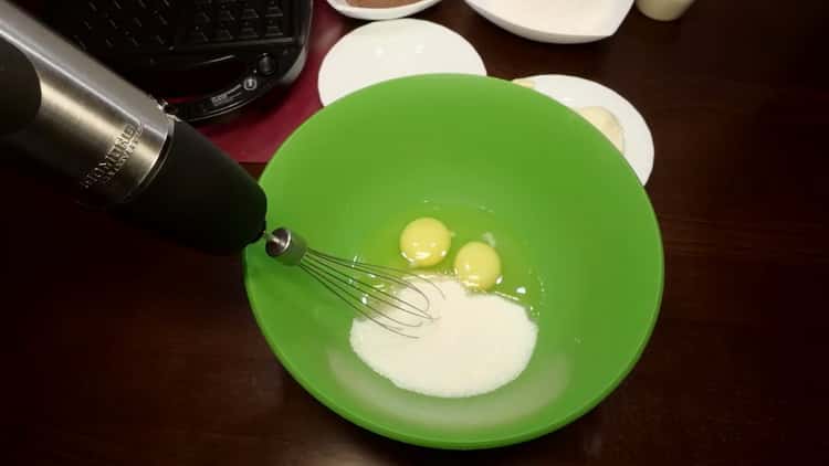 Gaufres viennoises dans une multi-boulangerie selon une recette pas à pas avec photo