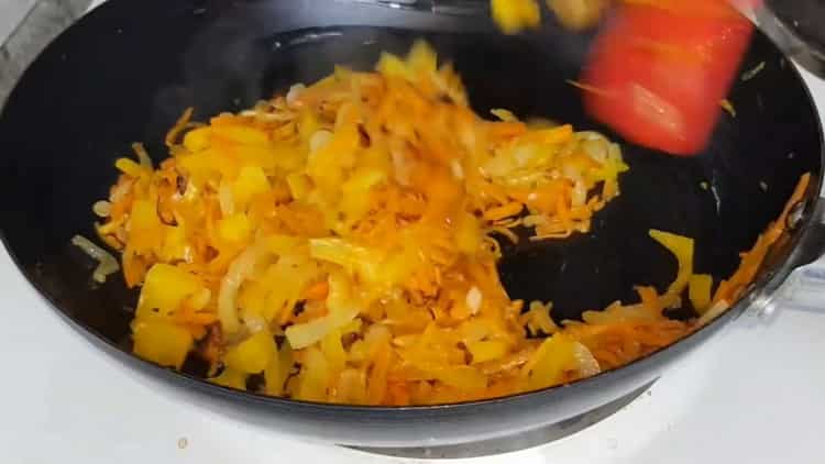 To prepare stuffed cabbage, prepare the ingredients