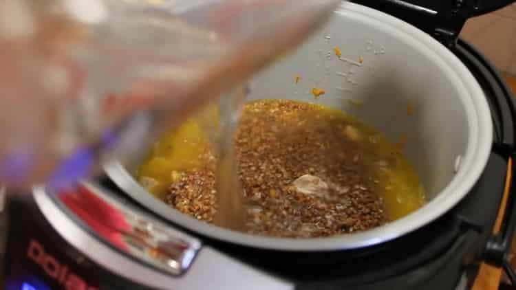 To make buckwheat, add buckwheat