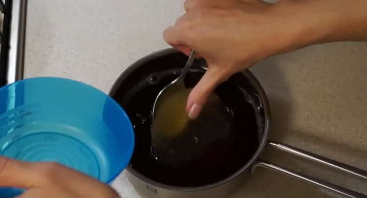 To prepare jelly, prepare the dishes
