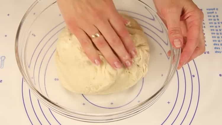 Choux yeast dough step by step recipe with photo