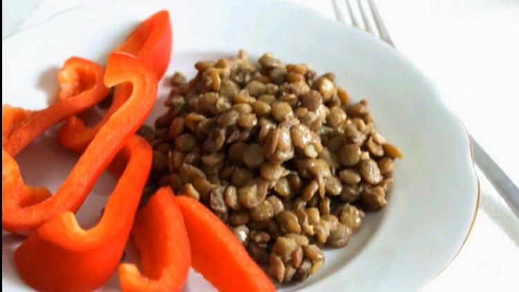 How to learn how to cook delicious green lentils with a simple recipe
