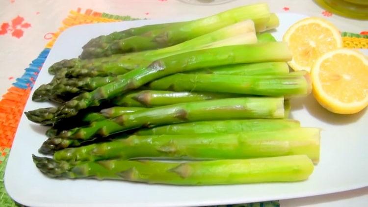 See how to cook asparagus