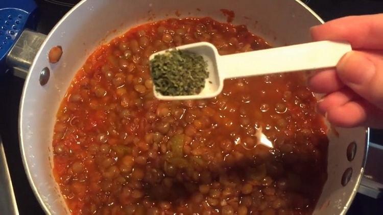 How to cook green lentils: a step by step recipe with photos