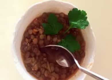 How to cook lentils green: step by step recipe with photo 🍲