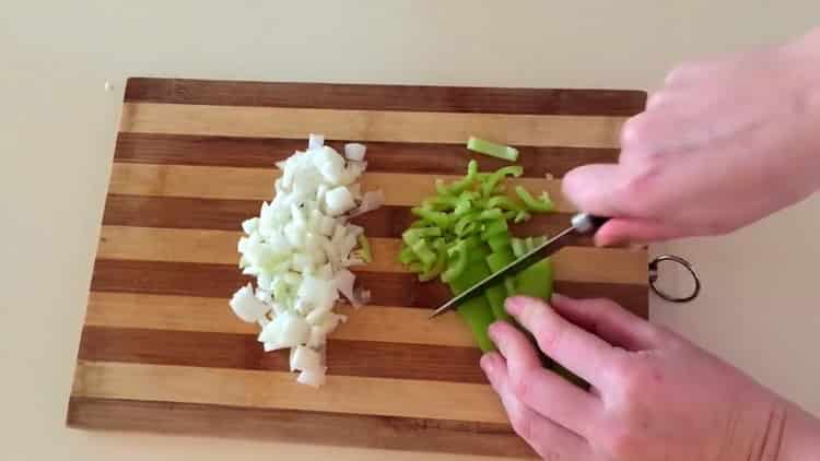 Chop lentils for lentils