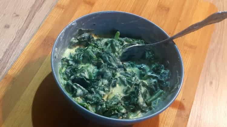 How to cook fresh spinach step by step recipe with photo
