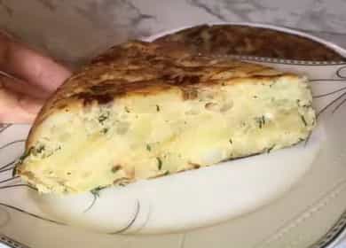 Potato tortilla step by step recipe with photo