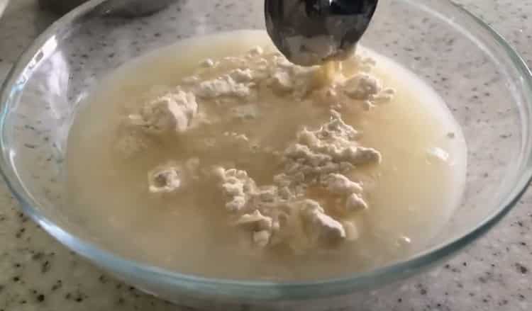 add a decoction to prepare potato dough