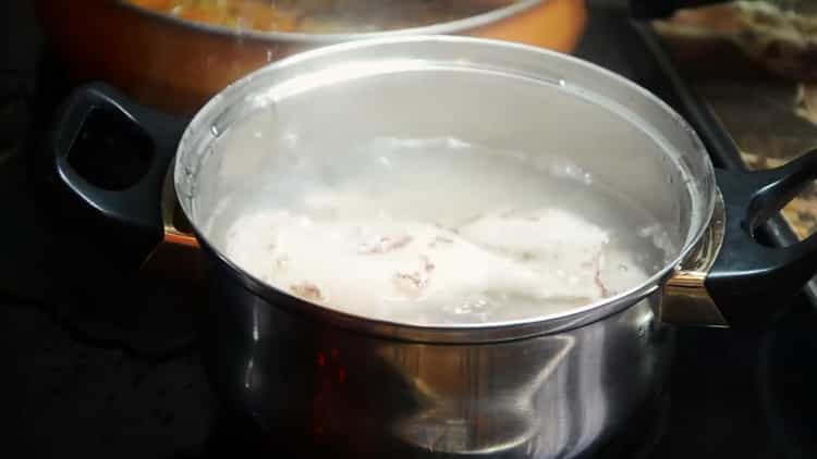 Cooking squid cutlets