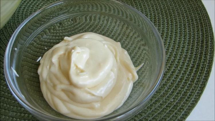 mascarpone cream for the cake is ready