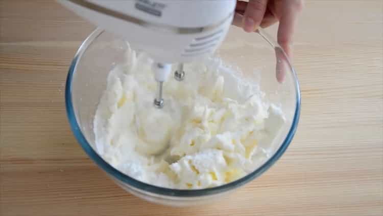 Cooking cream from mascarpone and cream