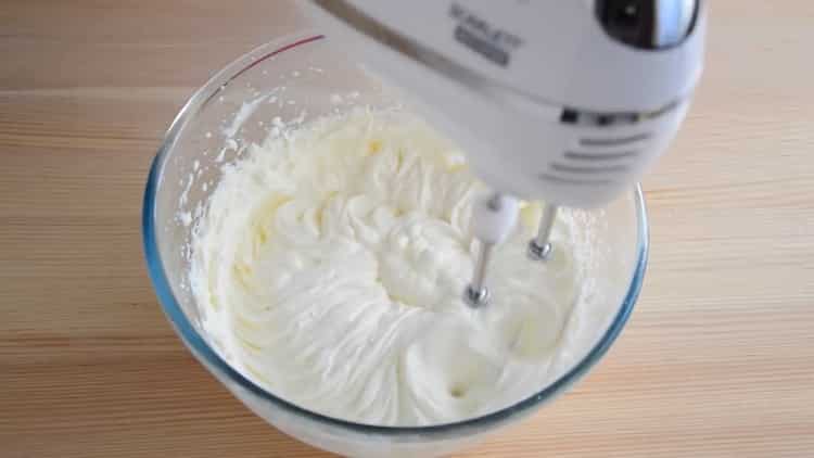 Para preparar la crema, mezcle los ingredientes.