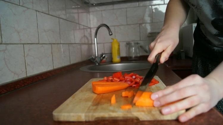 To make udon noodles, prepare the ingredients